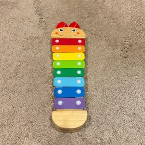 Melissa & Doug Wooden Caterpillar Xylophone
